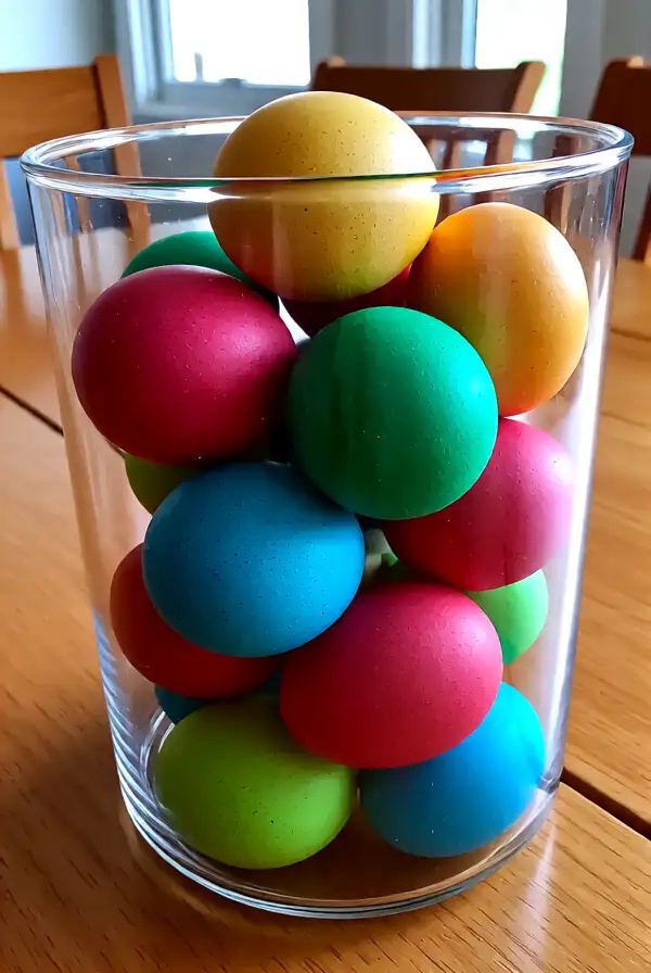 Colorful Egg Displays