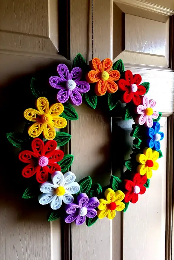 Colorful Flower Wreaths