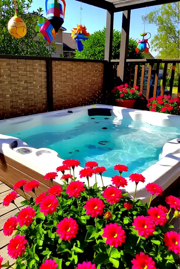 Colorful Garden Retreat