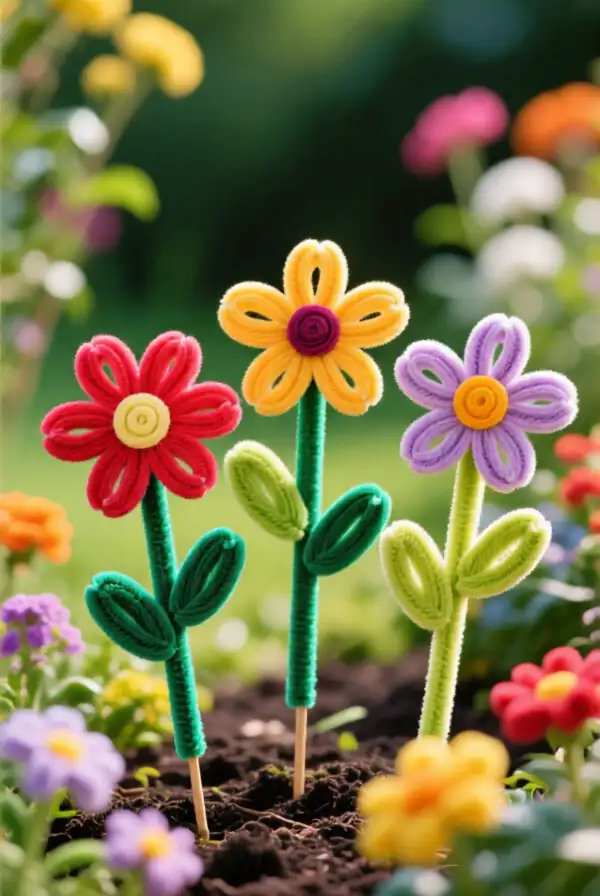 Colorful Garden Stakes