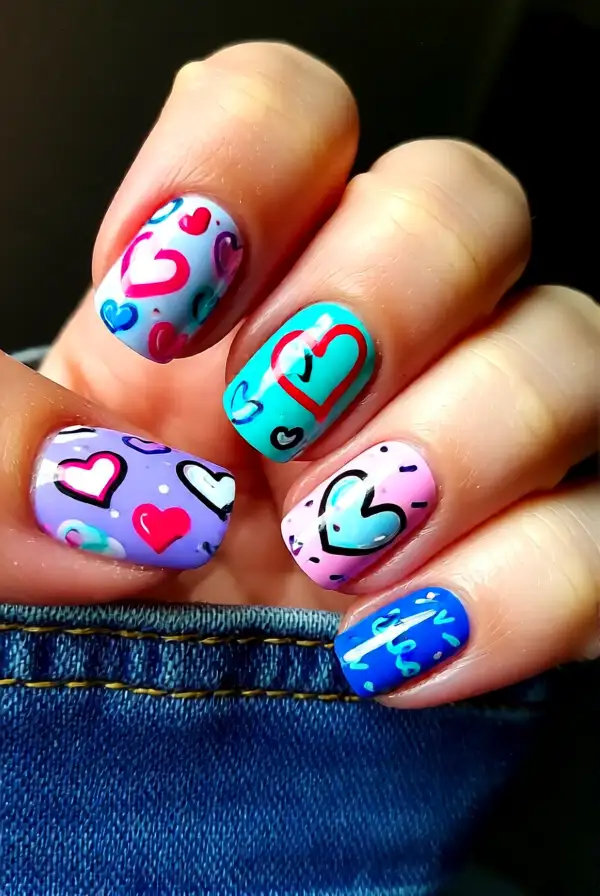 Colorful Love Doodles