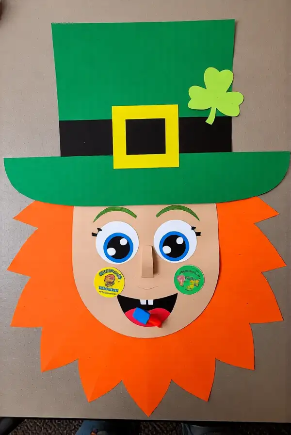 Colorful Paper Leprechaun Trap