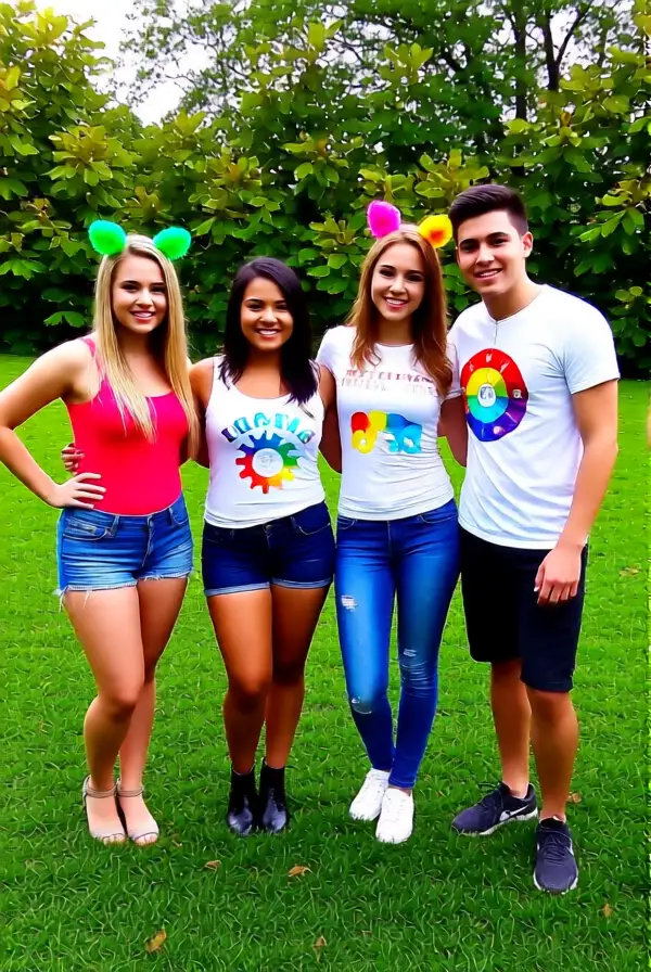 Colorful Themed Outfits