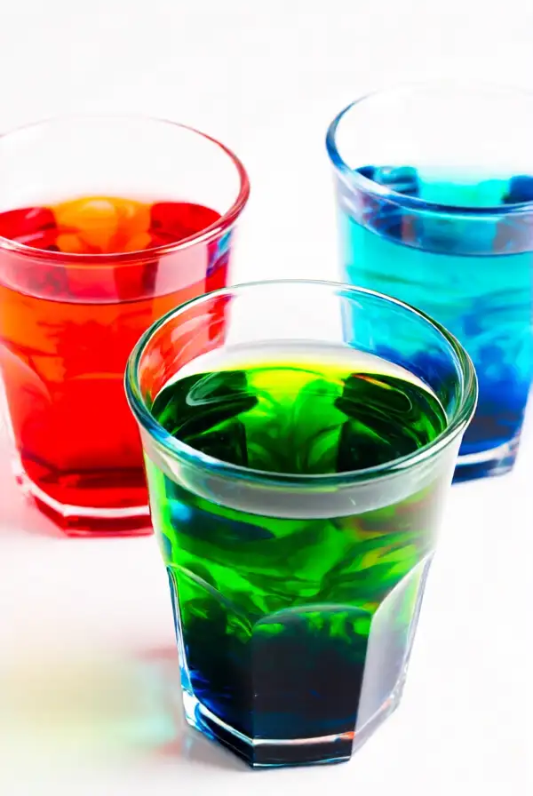 Colorful Water Experiments