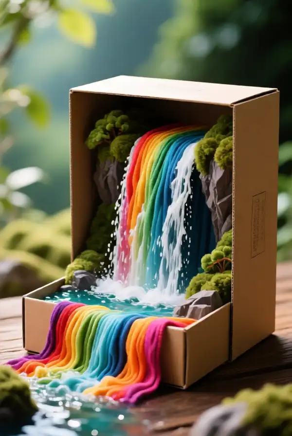 Colorful Waterfall Trap