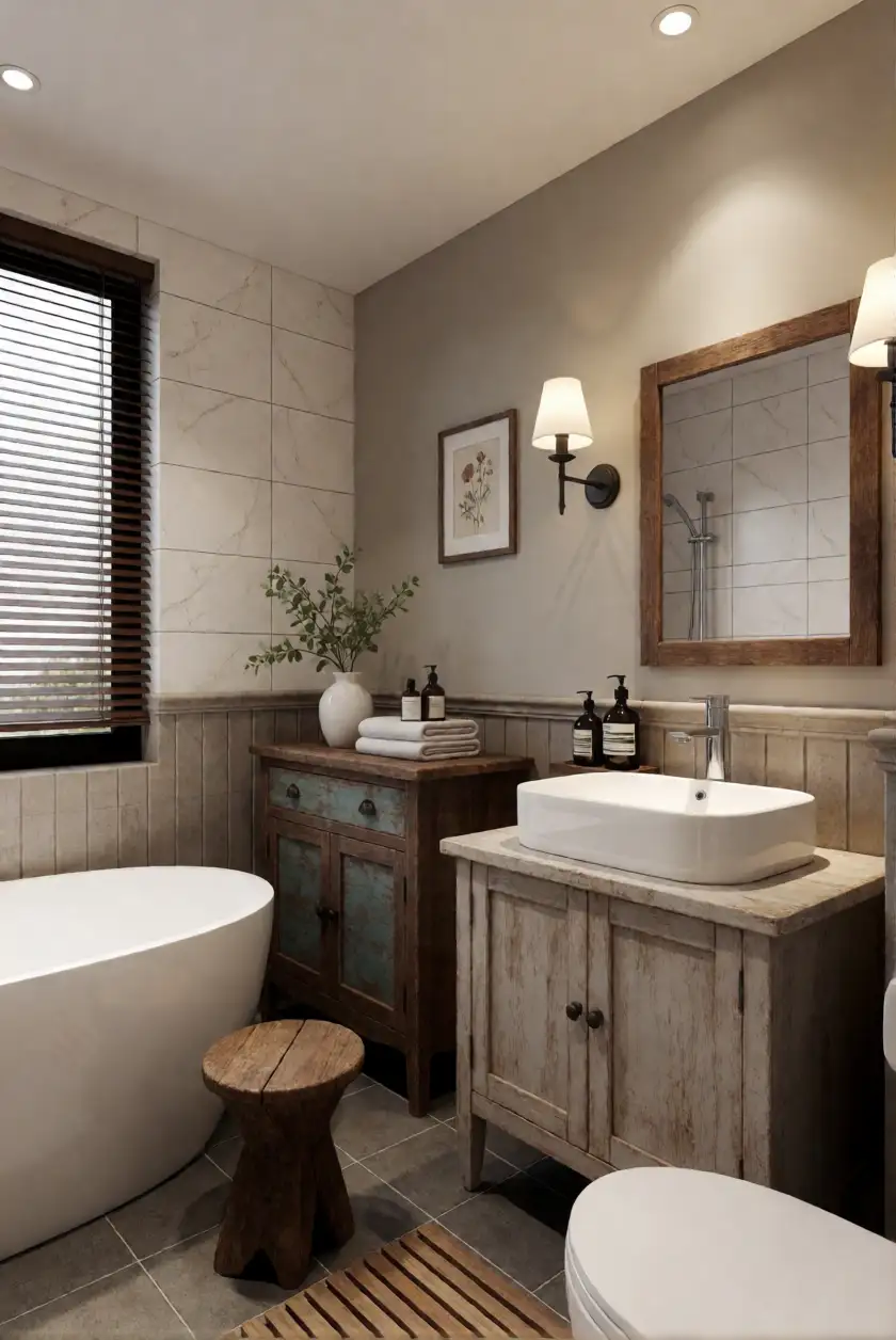 Combine Modern and Rustic Touches