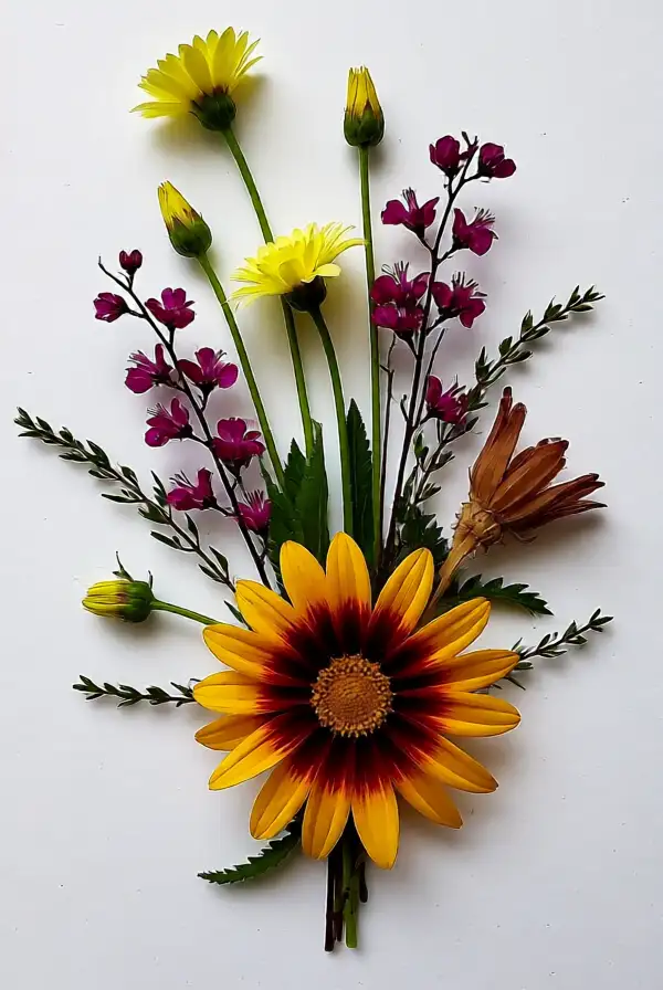 Combining Fresh and Dried Flowers