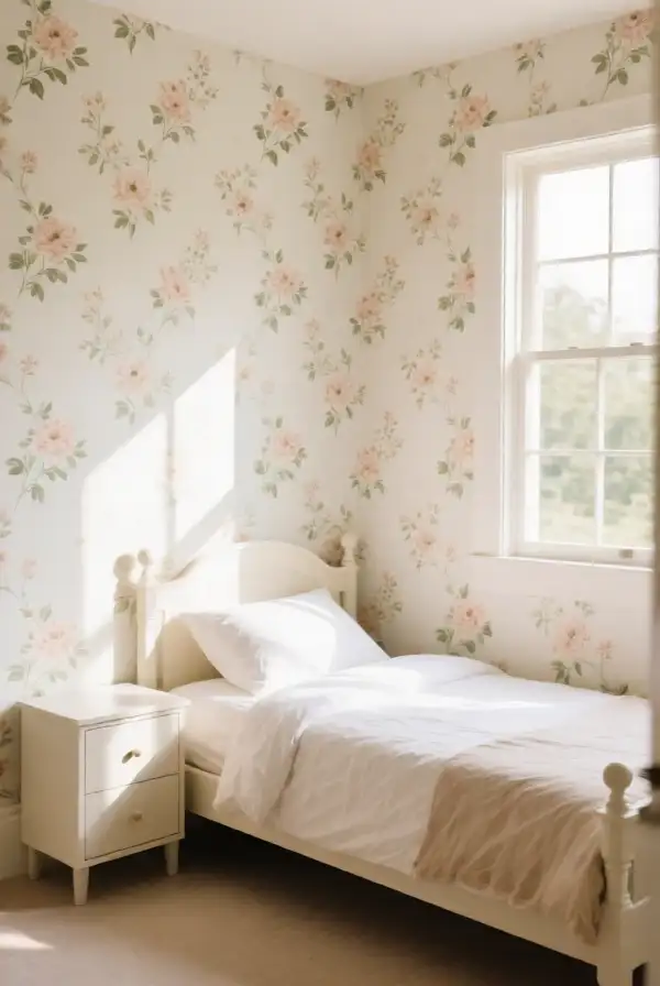 Compact Floral Wallpaper Choices