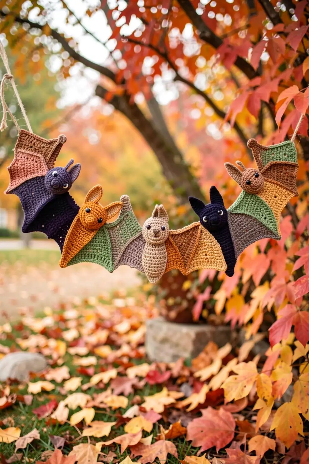 Connecting Bats for a Garland