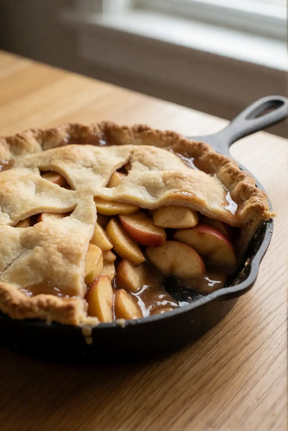 Cook a Skillet Apple Pie