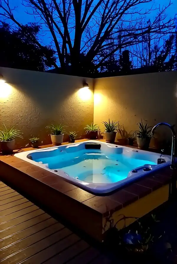 Cozy Corner Jacuzzi Moments