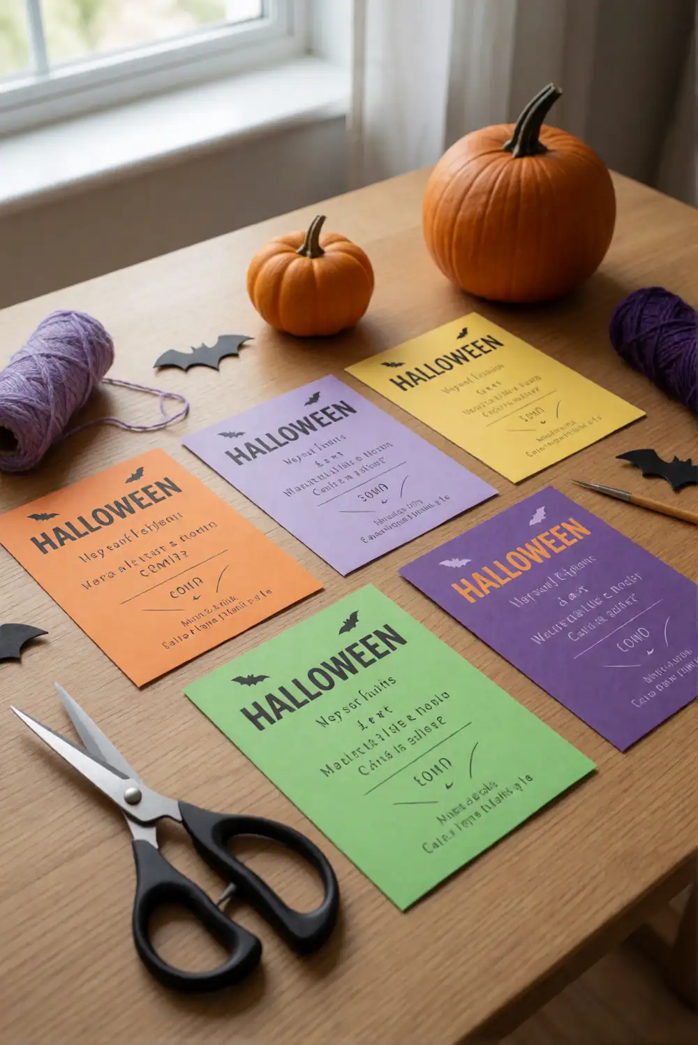 Cozy Halloween Movie Night Invitations
