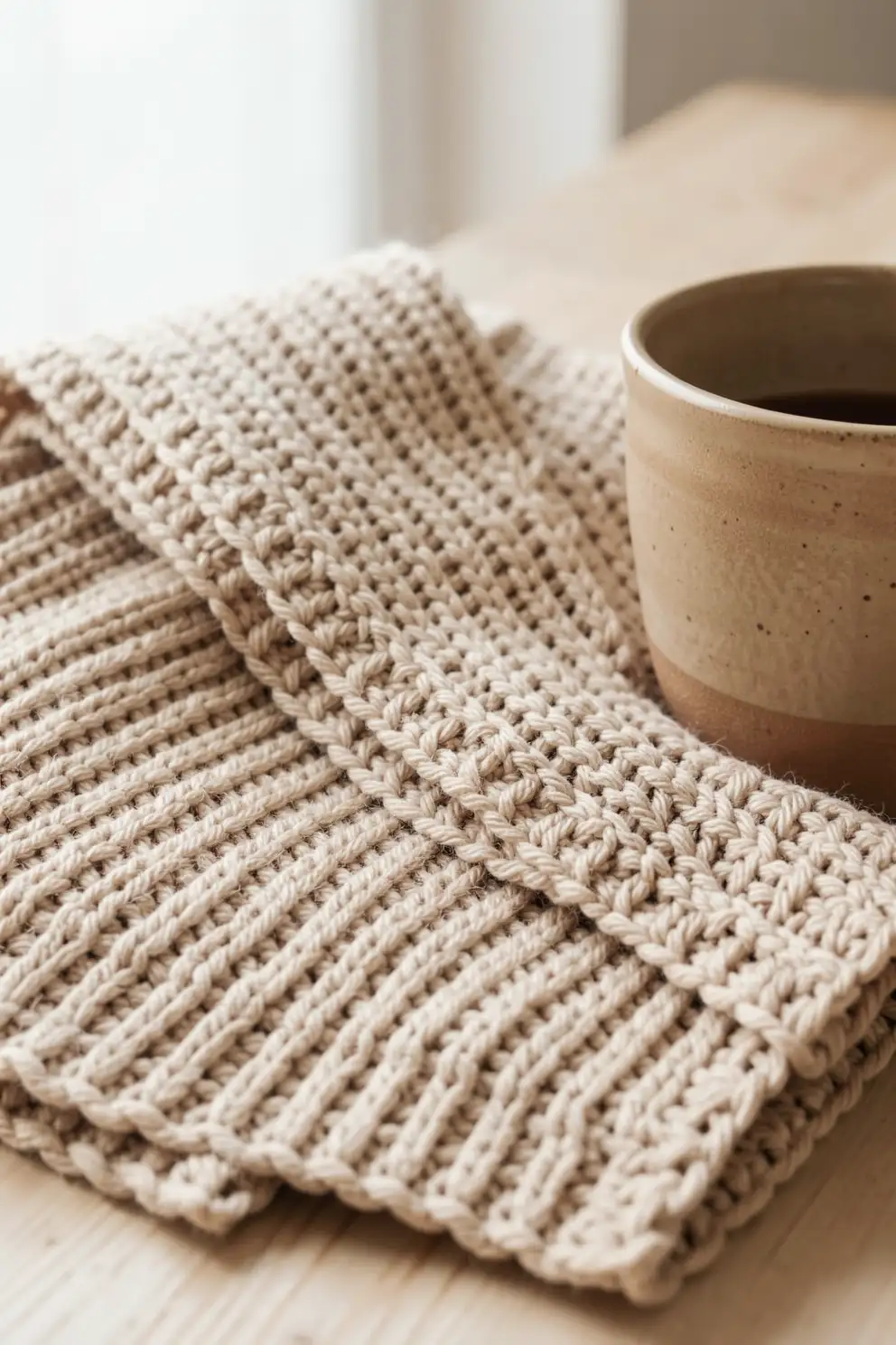Cozy Ribbed Crochet Lines