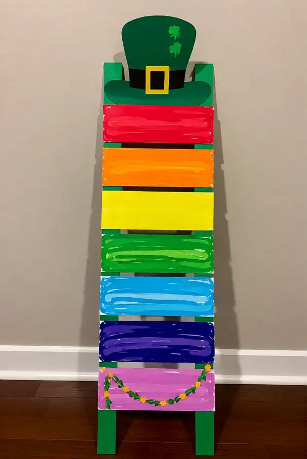 Craft a Colorful Rainbow Ladder