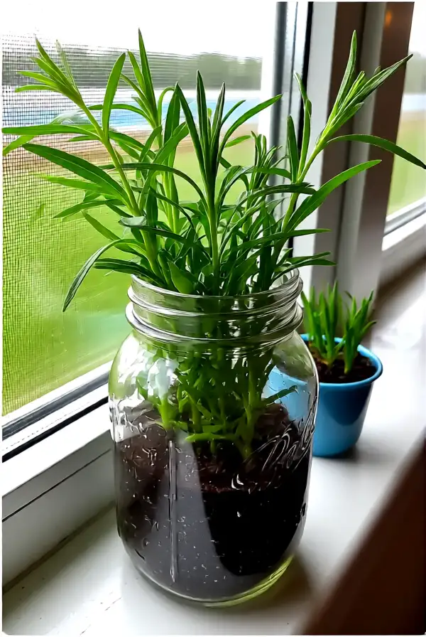 Crafty Mason Jar Herb Gardens