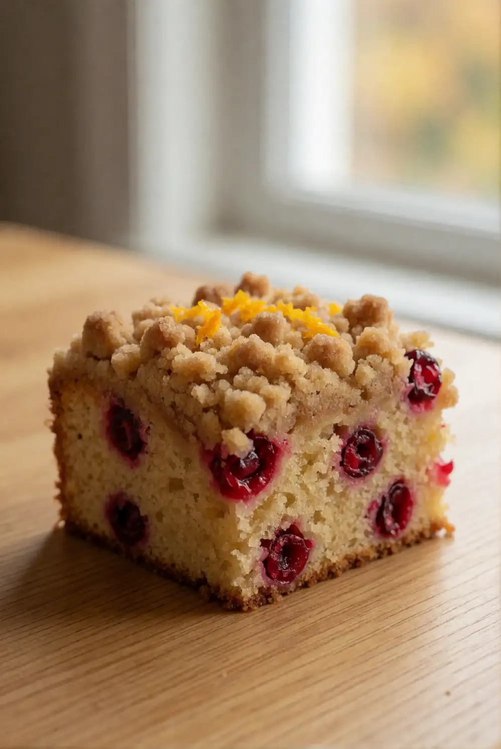 Cranberry Orange Crumb Cake