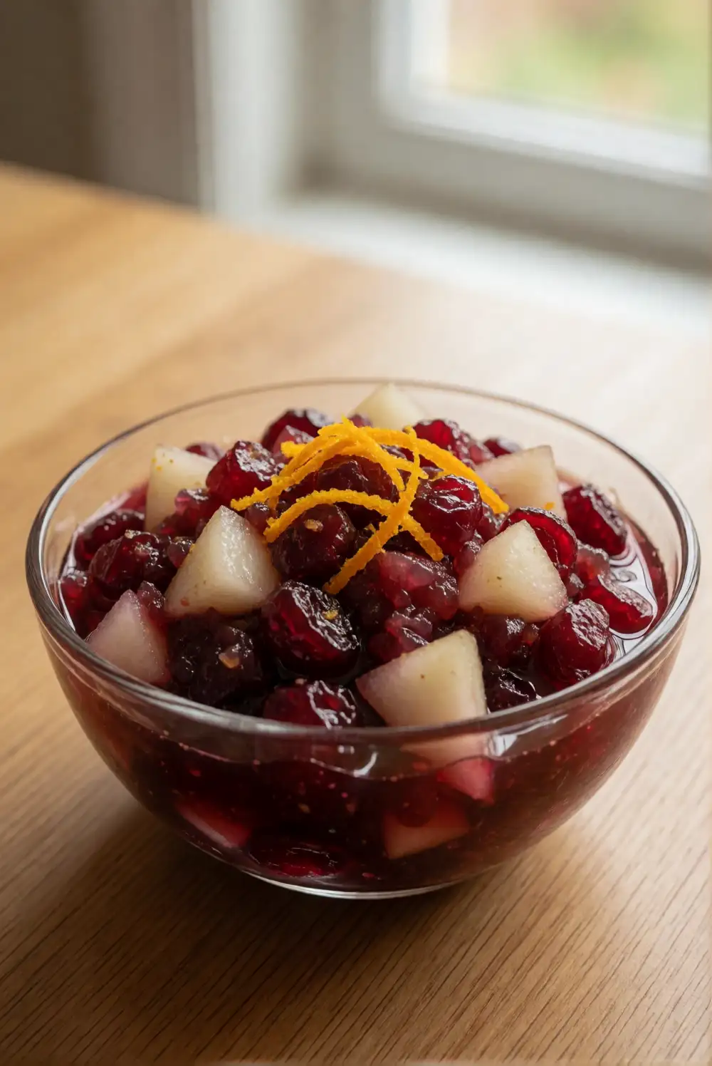 Cranberry Orange Relish with Pear