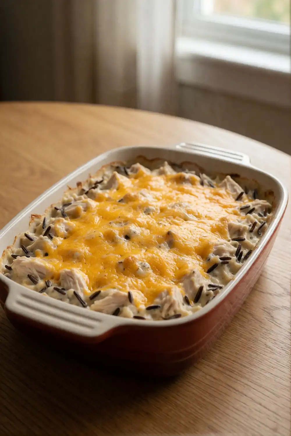 Creamy Chicken and Wild Rice Bake