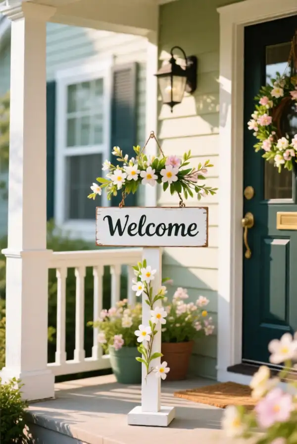 Create a Seasonal Welcome Sign