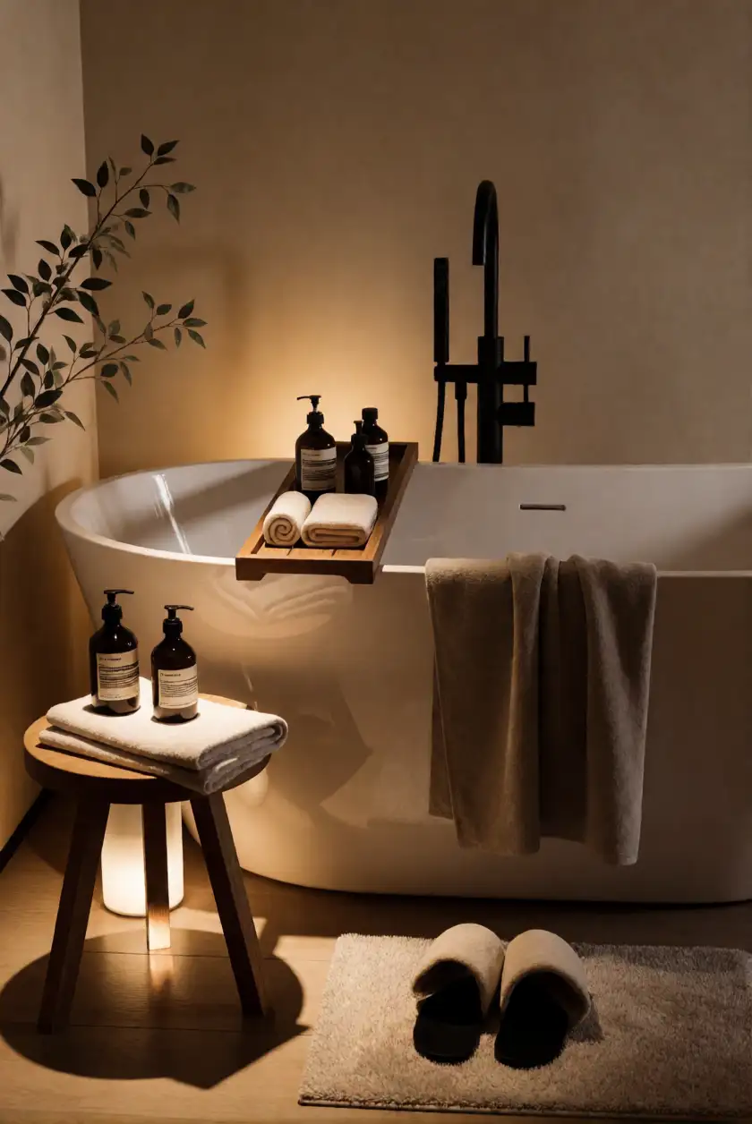Creating a Cozy Bathing Area