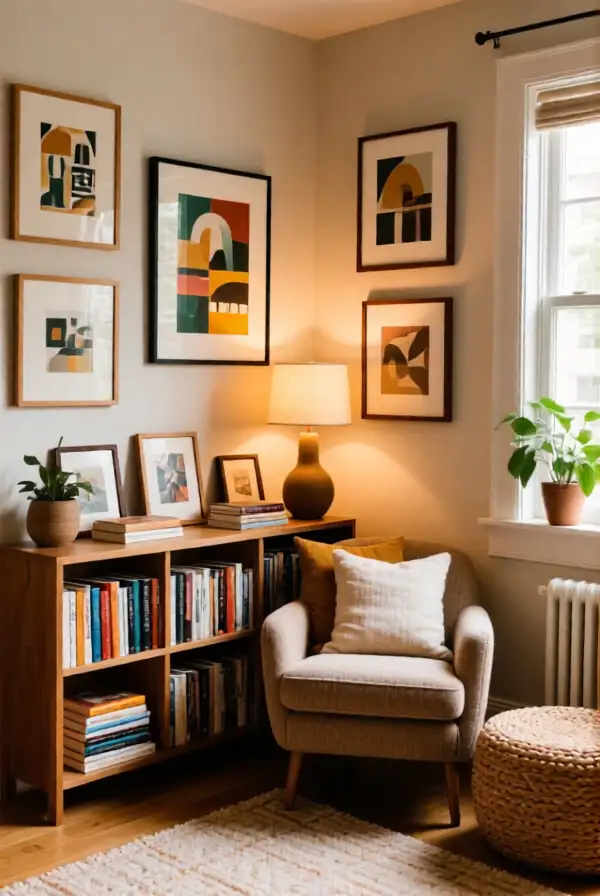 Creating a Cozy Gallery Corner