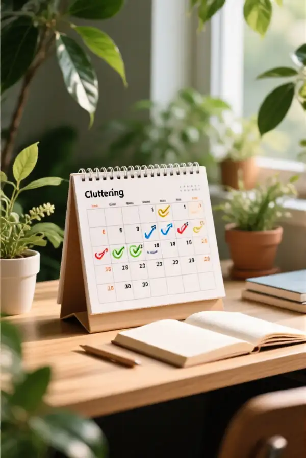 Creating a Decluttering Schedule