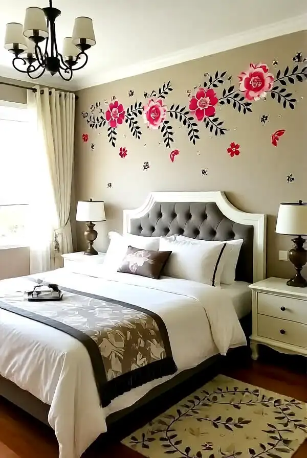 Creating a Floral Accent Wall