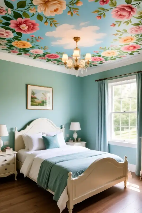 Creating a Floral Rated Ceiling Design