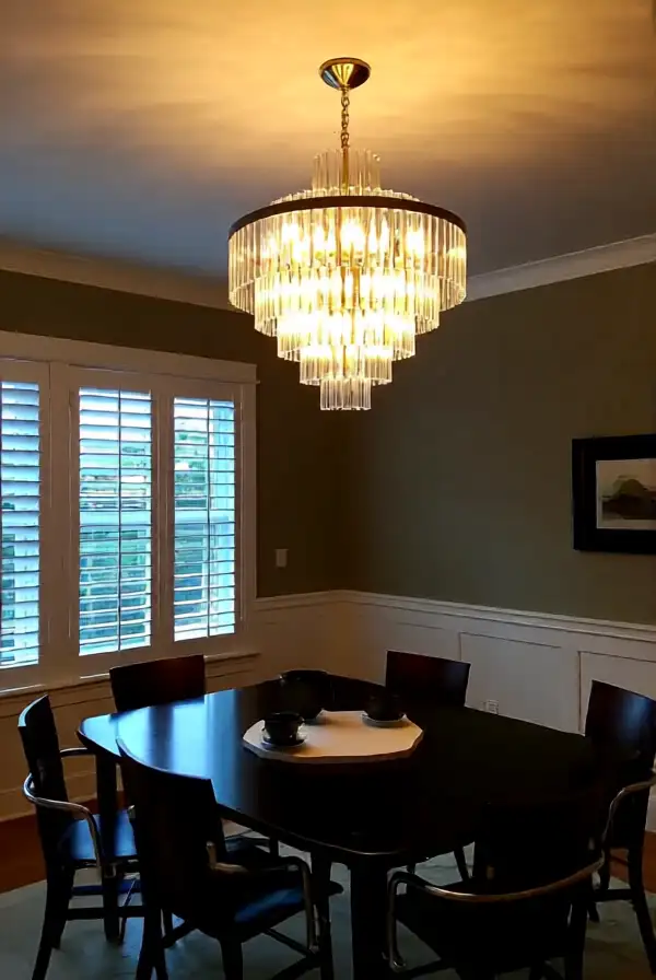 Creating a Focal Point with Vintage Lights