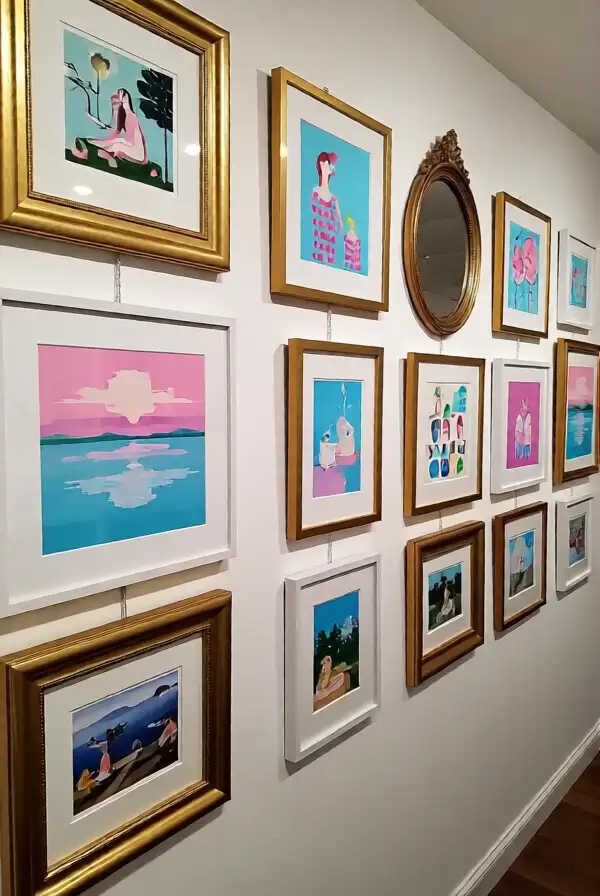 Creating a Pastel Gallery Wall