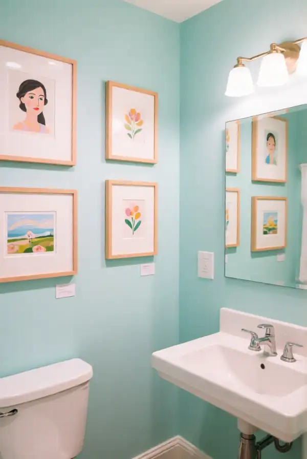 Creating a Pastel Gallery Wall