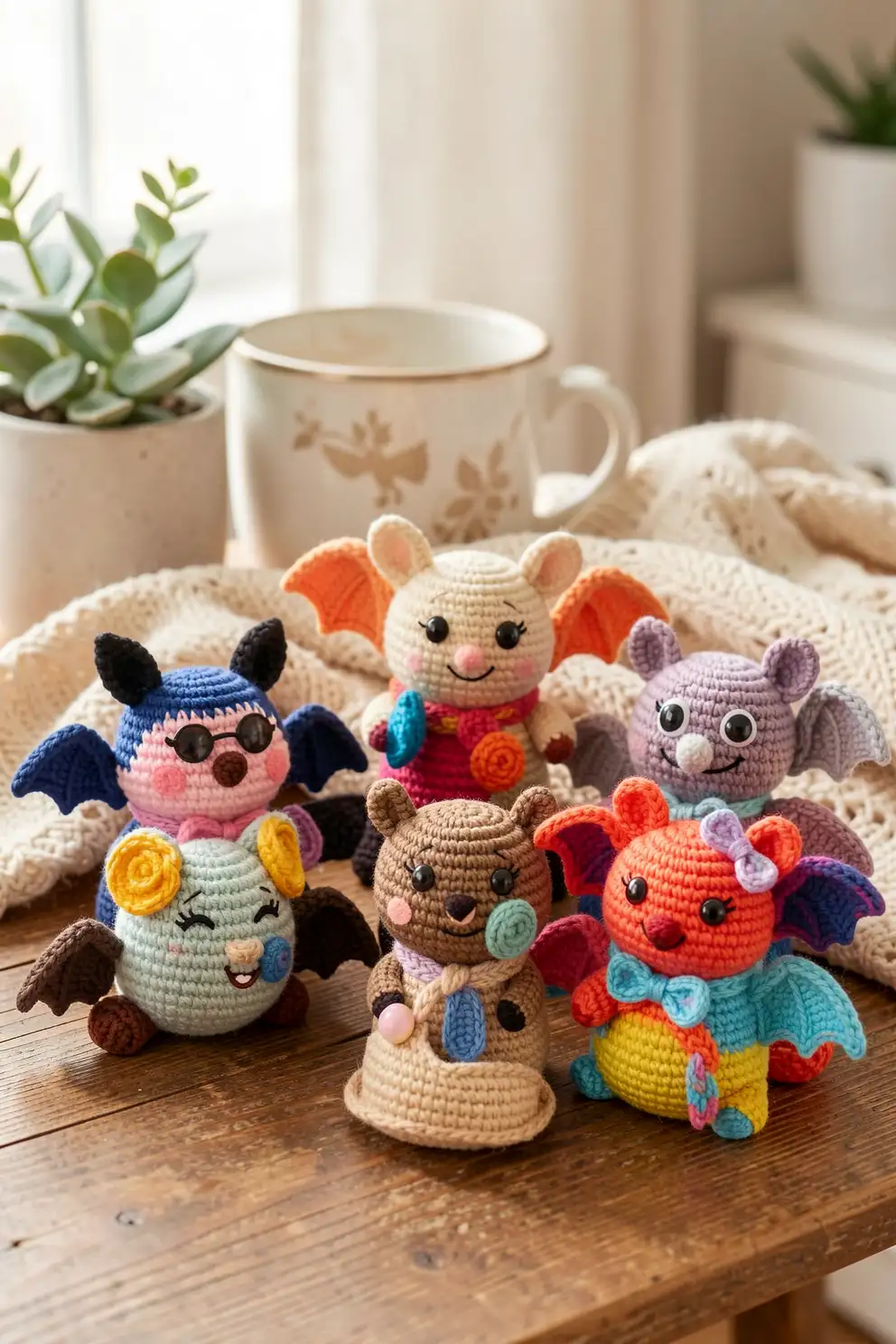Creating Adorable Cute Crochet Bats