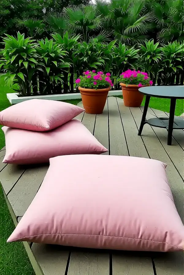 Creating an Outdoor Oasis with Soft Pink Decor
