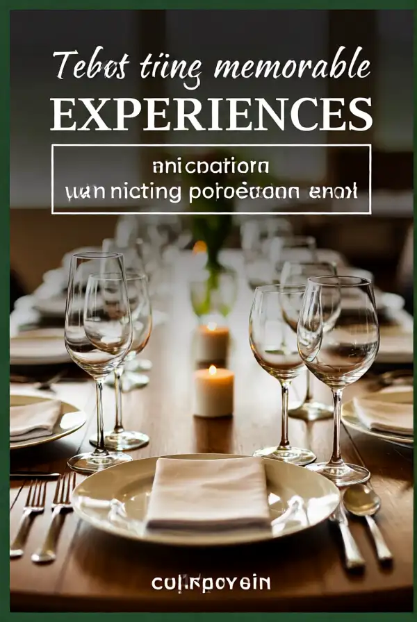 Creating Memorable Experiences