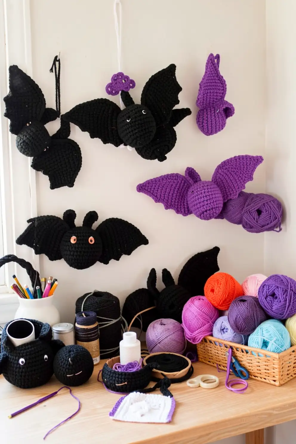 Creating Your Own Crochet Bat Decor