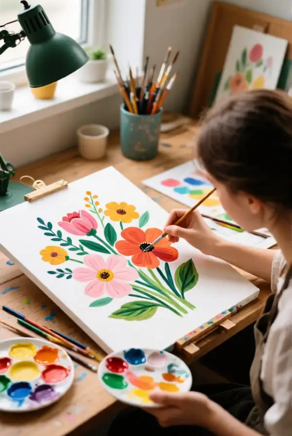 Creating Your Own Flower-Inspired Artwork