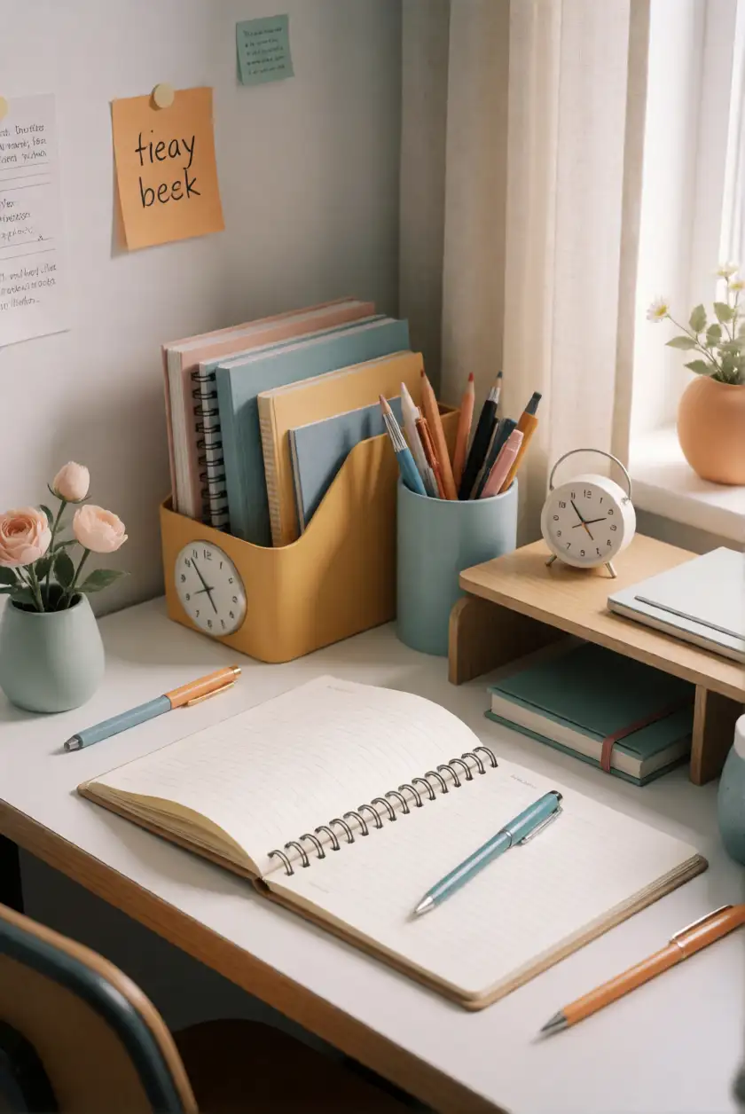 Creative Desk Organization