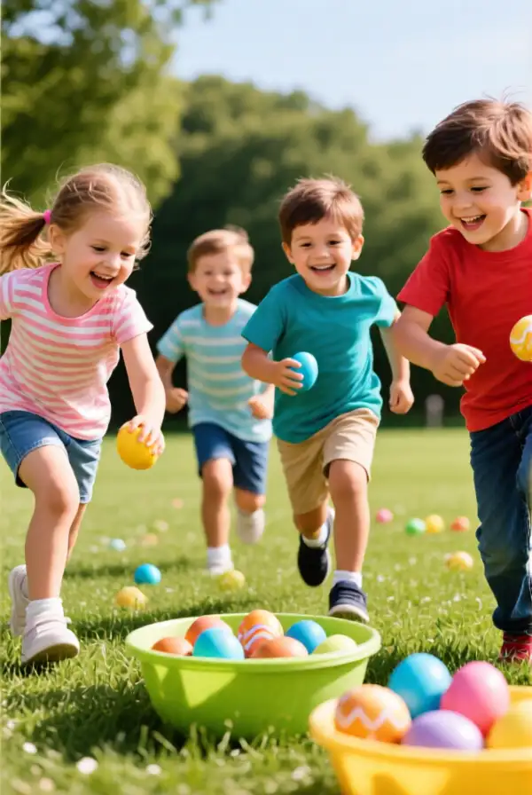 Creative Egg Hunt Relays