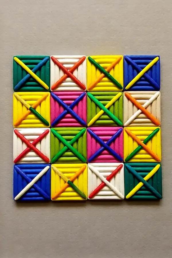 Creative Playdough Quilting