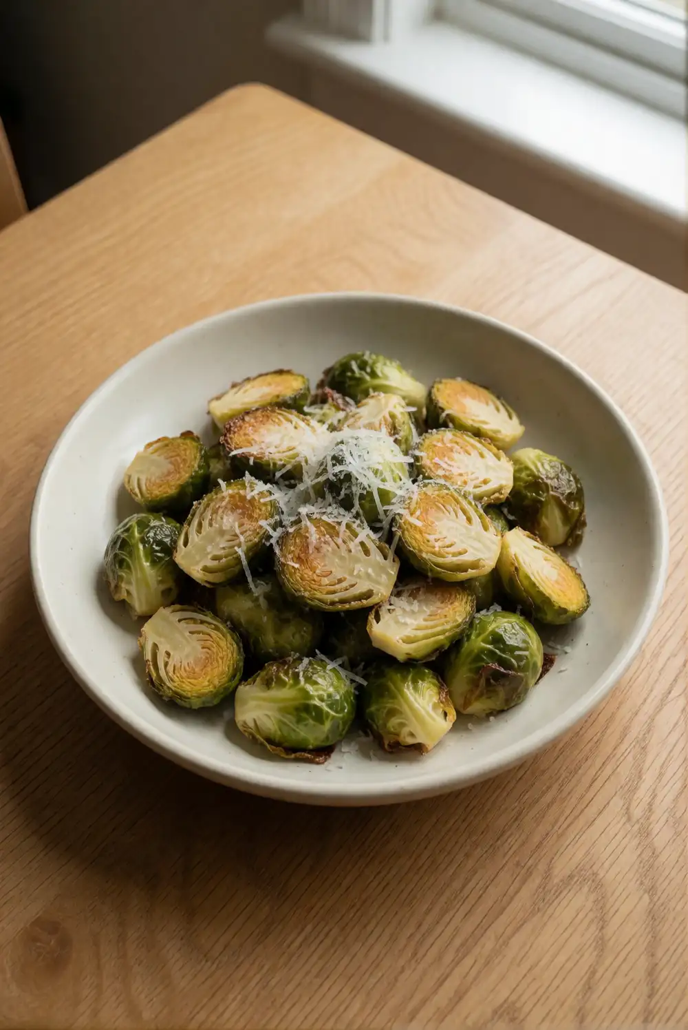 Crispy Brussels Sprouts with Maple