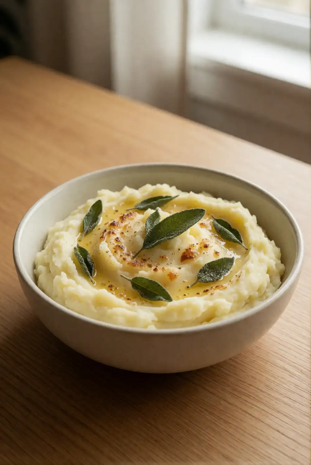 Crispy Sage and Brown Butter Mashed Potatoes