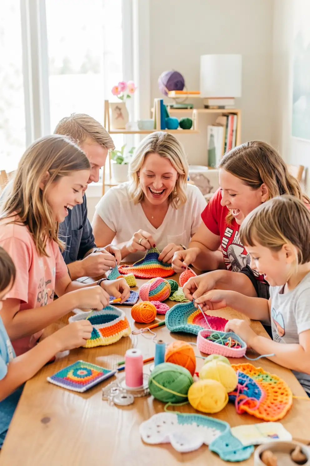 Crochet and Family Collaboration