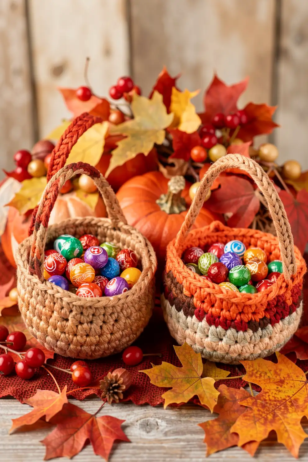 Crochet Bat Baskets