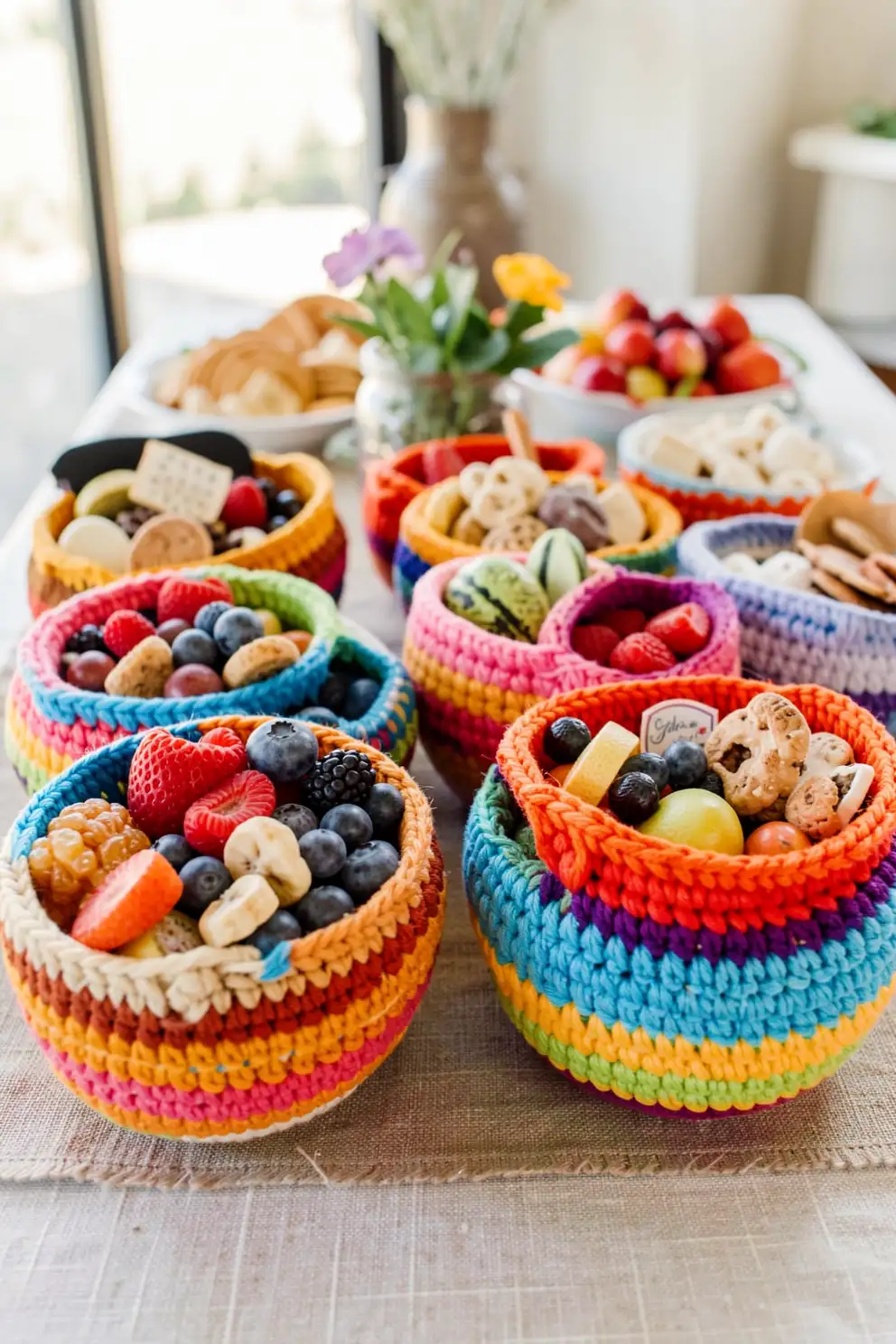 Crochet Bat Bowls