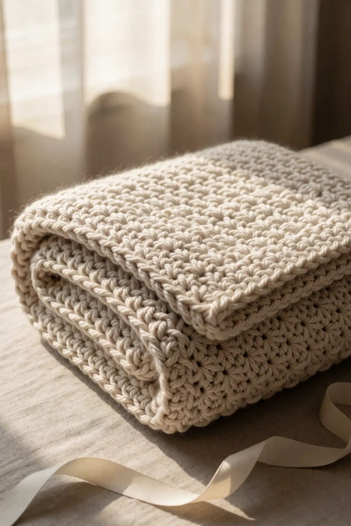 Crochet Blanket Gifting With Soft Texture