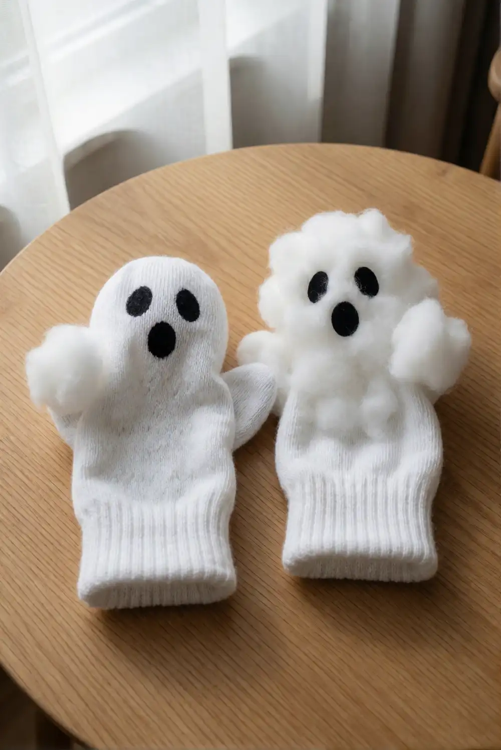Cuddly Ghost Puppets
