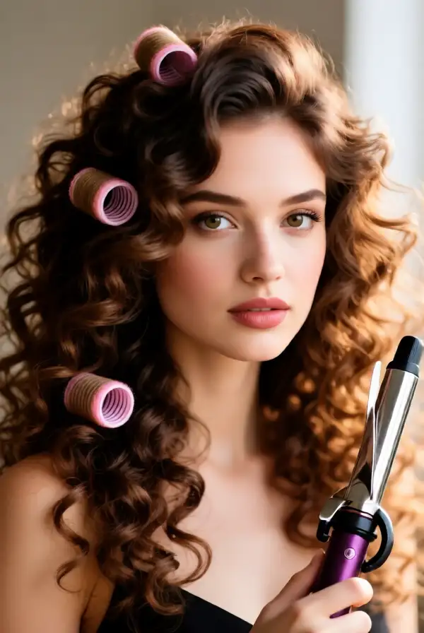 Curling Iron Voluminous Curls