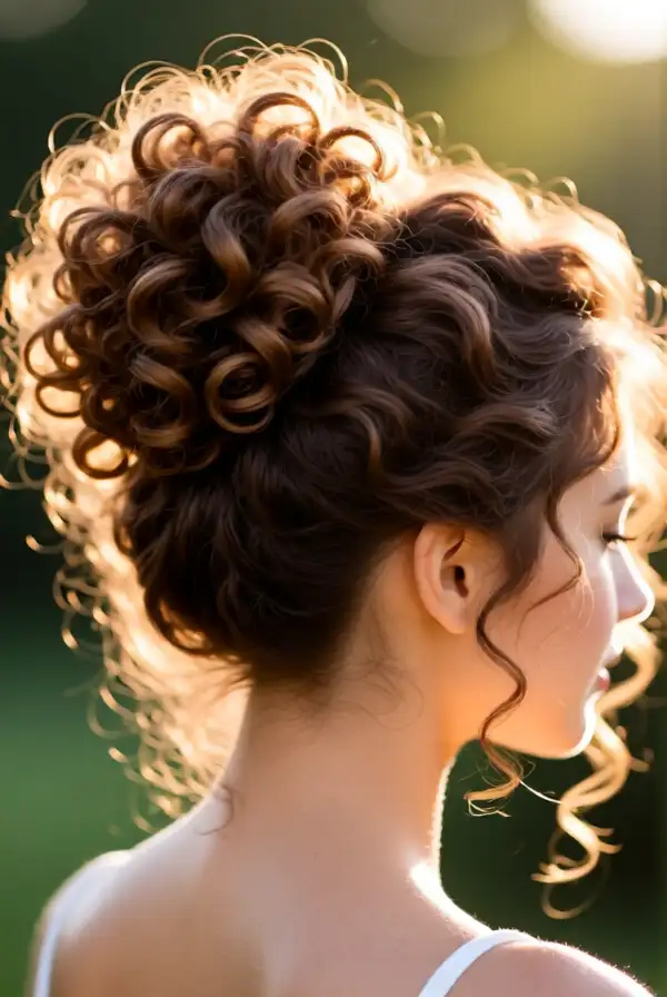 Curly Updo