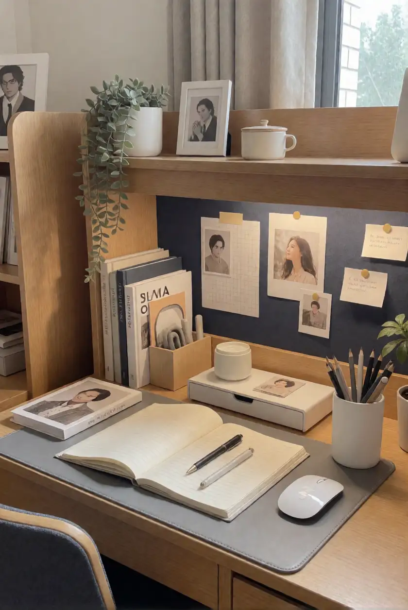 Customized Desk Setup for Study Efficiency