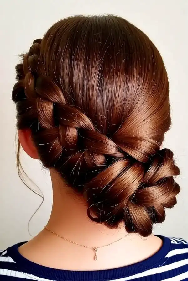 Cute Braided Updo